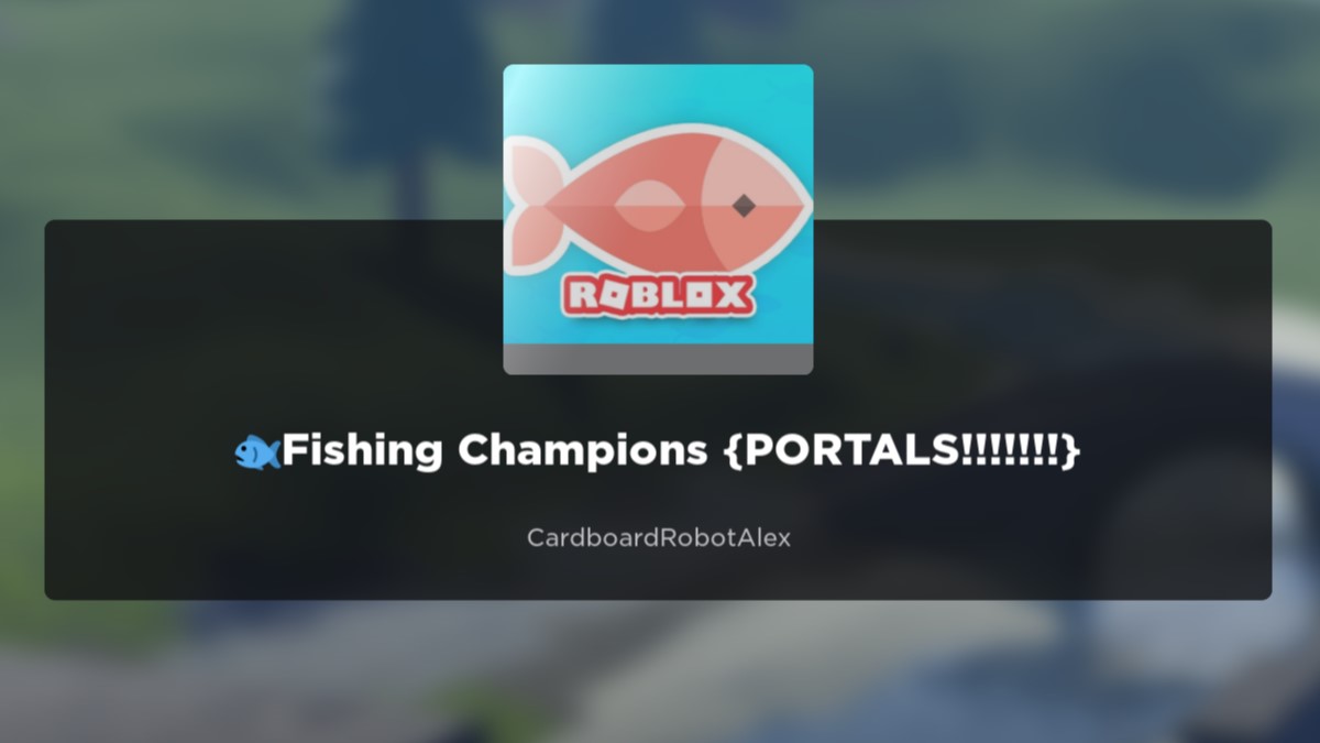 Jeu de simulation de champions de pêche Roblox