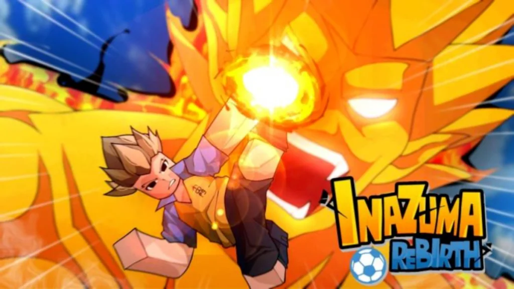 Inazuma Rebirth Art avec un personnage frappant une boule de feu