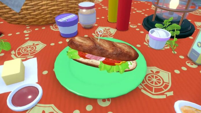 Comment faire un sandwich brillant au dragon dans Pokémon Scarlet et Violet
