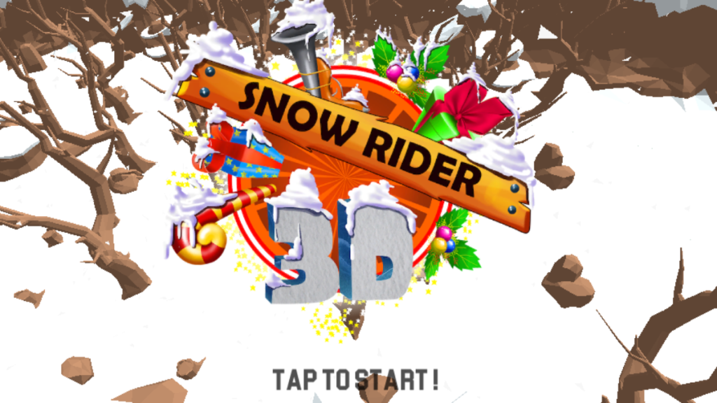 Écran de démarrage Snow Rider 3D