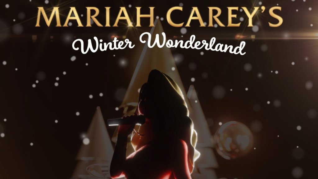 Le personnage de Roblox Winter Wonderland de Mariah Carey