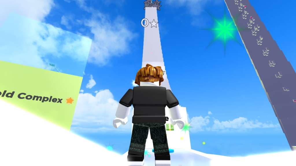 Soyez un héros Capture d'écran du jeu Roblox avec le personnage debout.