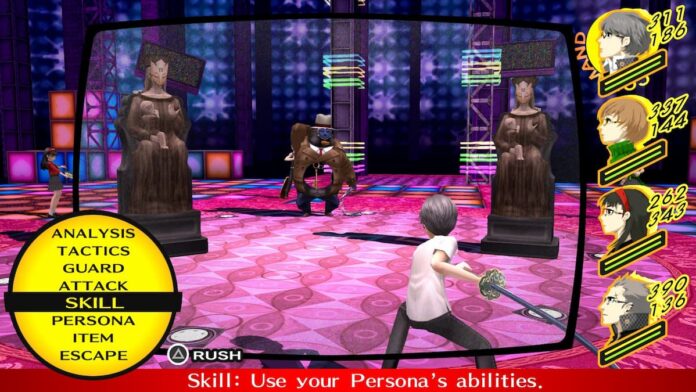 persona 4 golden combat