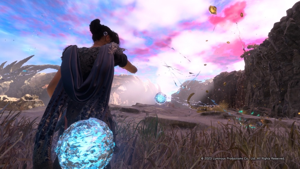 Capture d'écran de gameplay Forspoken