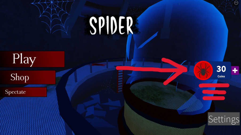 Pièces dans Roblox Spider