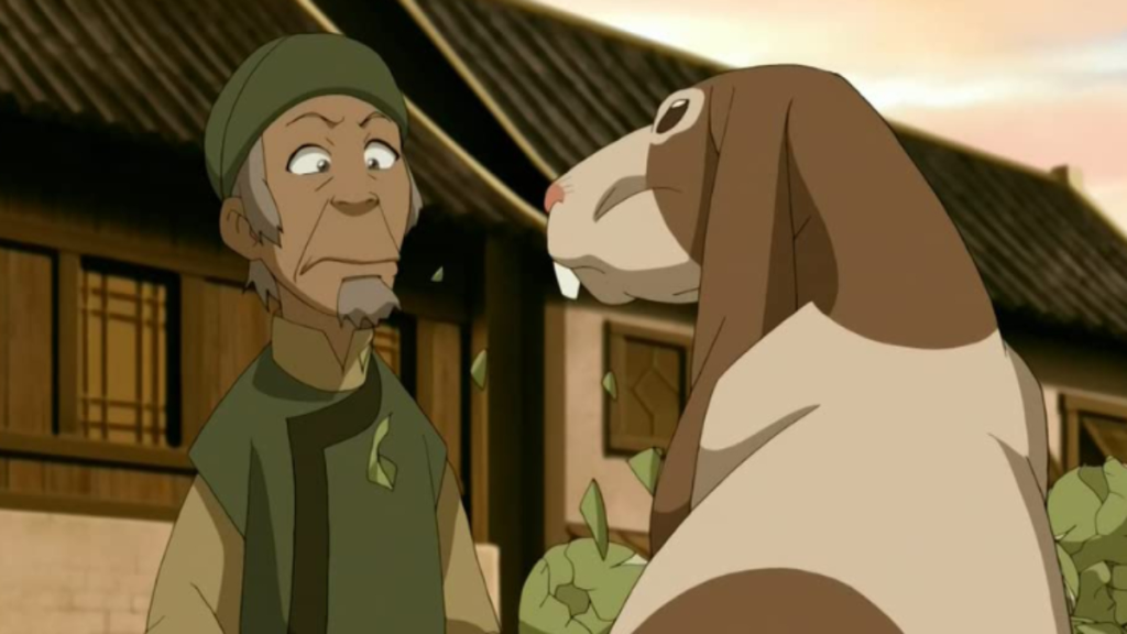 Marchand de choux confus dans Avatar The Last Airbender