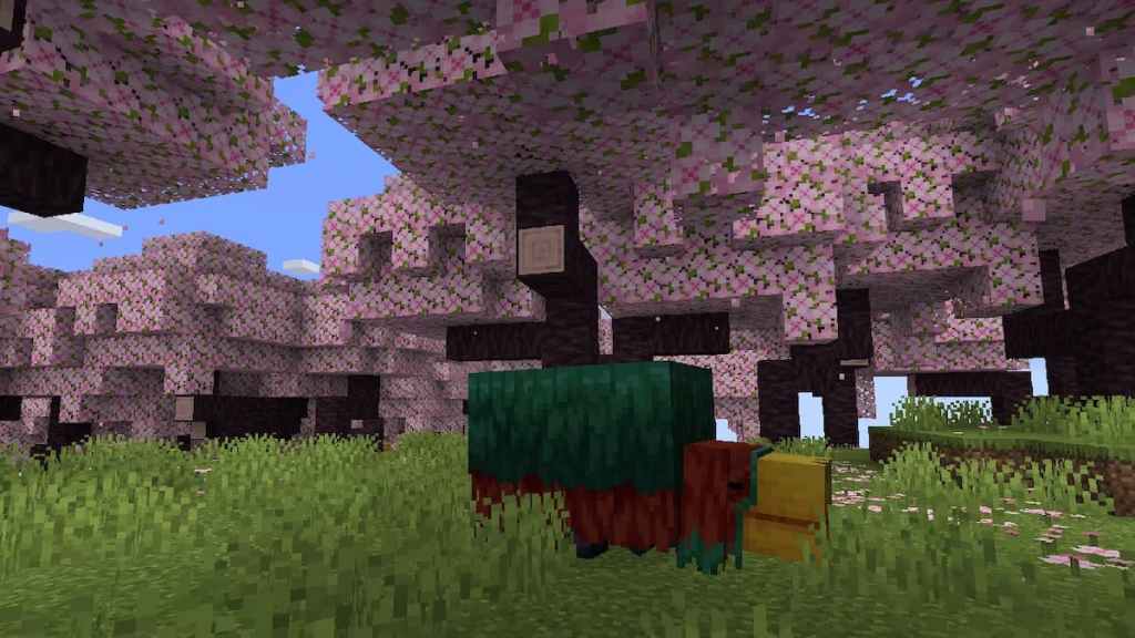 Biome des fleurs de cerisier Minecraft