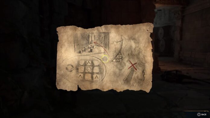 How to Find and Use the Mysterious Treasure Map in Hogwarts Legacy  - map inspection.