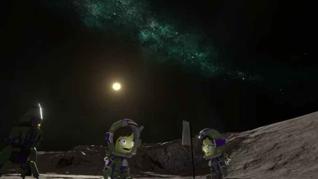 Planter un drapeau dans le programme spatial Kerbal 2