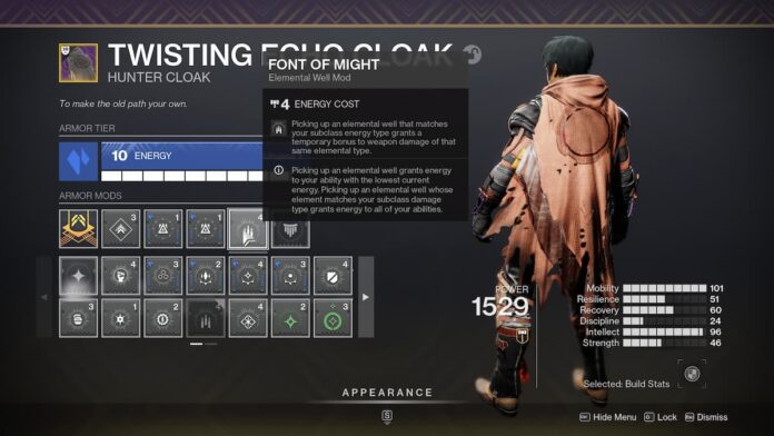 One Crucial Thing You Should do Before Destiny 2 Lightfall - Font of Might on Cloak.