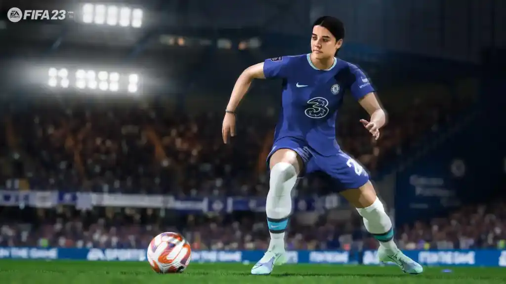 capture d'écran fifa 23 de la joueuse de Chelsea