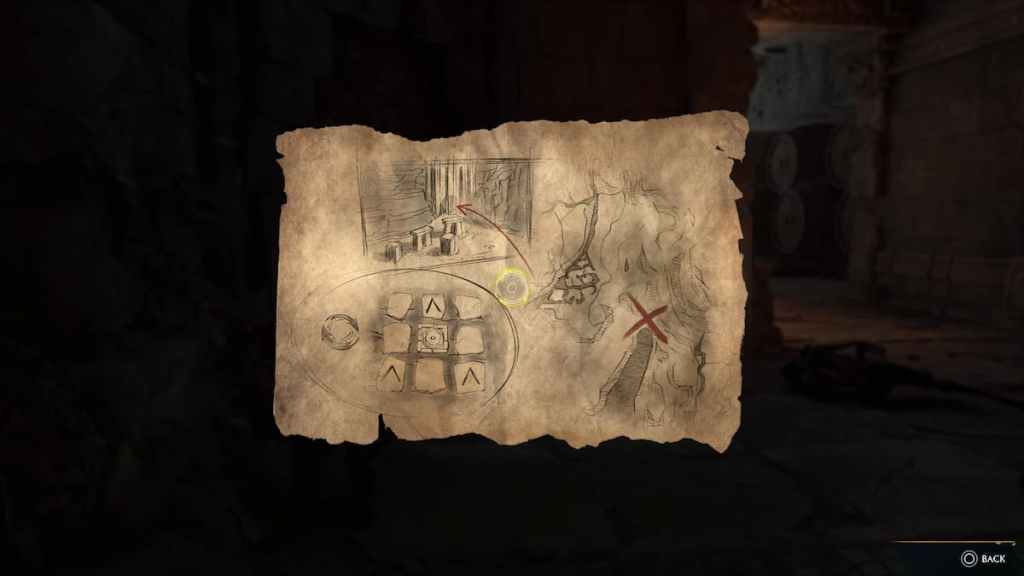 Comment trouver et utiliser la mystérieuse carte au trésor dans l'héritage de Poudlard - inspection de la carte.