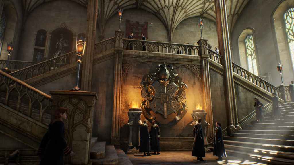 Une photo de l'escalier dans Hogwarts Legacy 