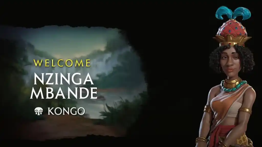 Nzinga Mbanda de Kongo dans Civ 6 |  Image par Firaxis Games