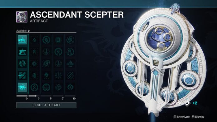 Where to Find the Ascendant Scepter Artifact in Destiny 2 Lightfall - Artifact inspection.