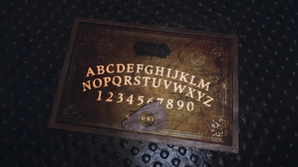 Planche Ouija dans Phasmophobie