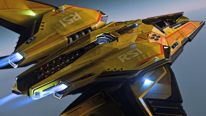 A space ship in Star Citizen.