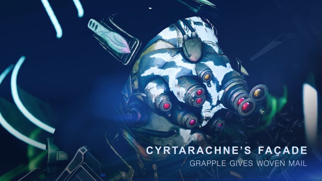 Comment obtenir la façade exotique de Cyrtarachne dans Destiny 2 Lightfall - image de la bande-annonce. 