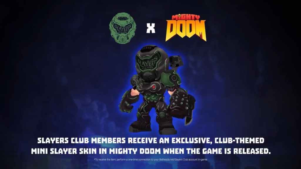 Comment obtenir l'image vedette du Slayers Club Skin dans Mighty Doom