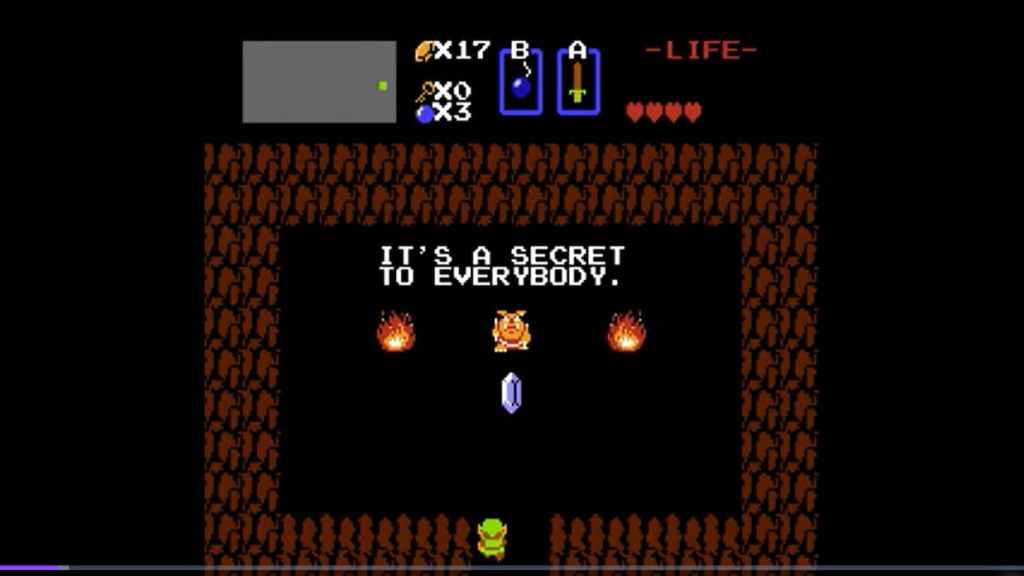 Chambre secrète dans The Legend of Zelda