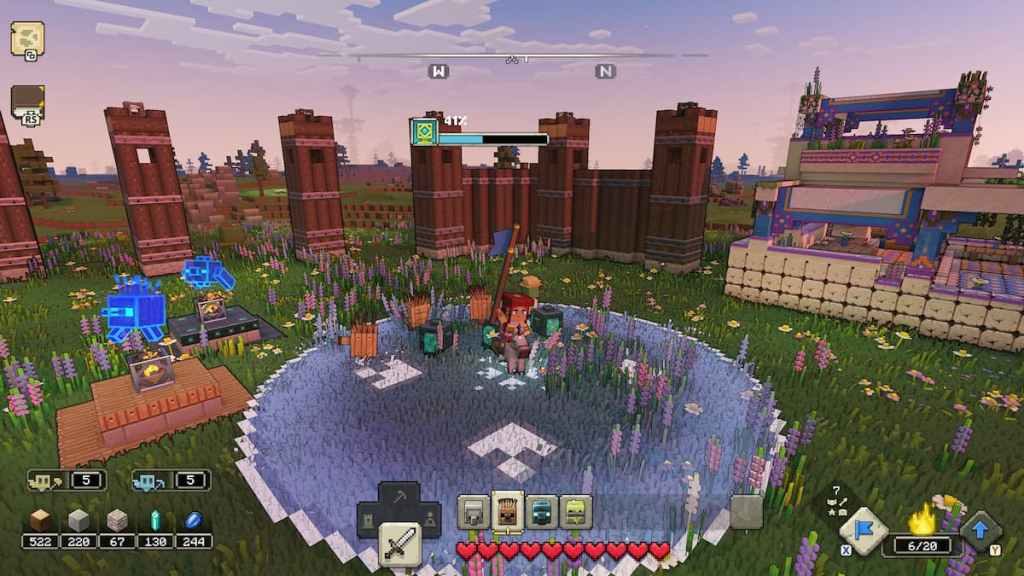 Minecraft Legends comment construire une base pour le PvP