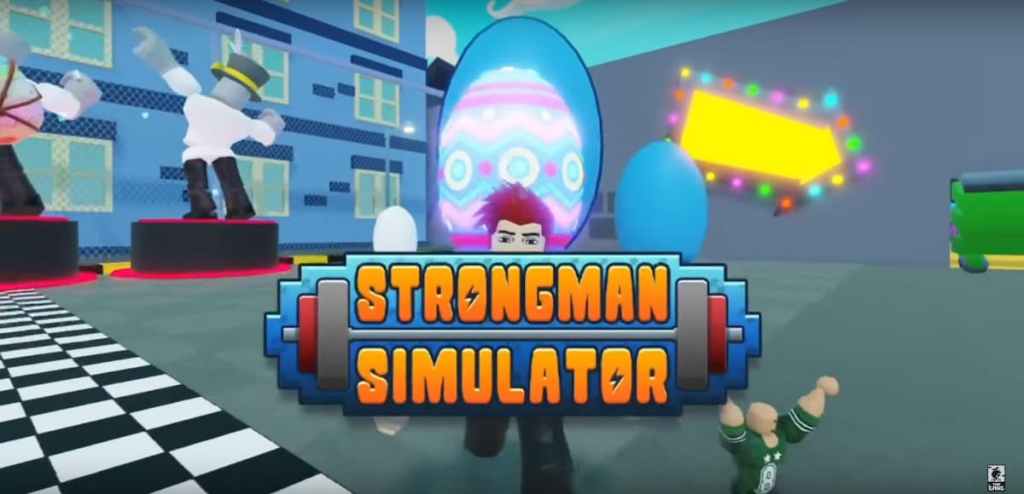 Emplacements des œufs de Pâques Strongman Simulator