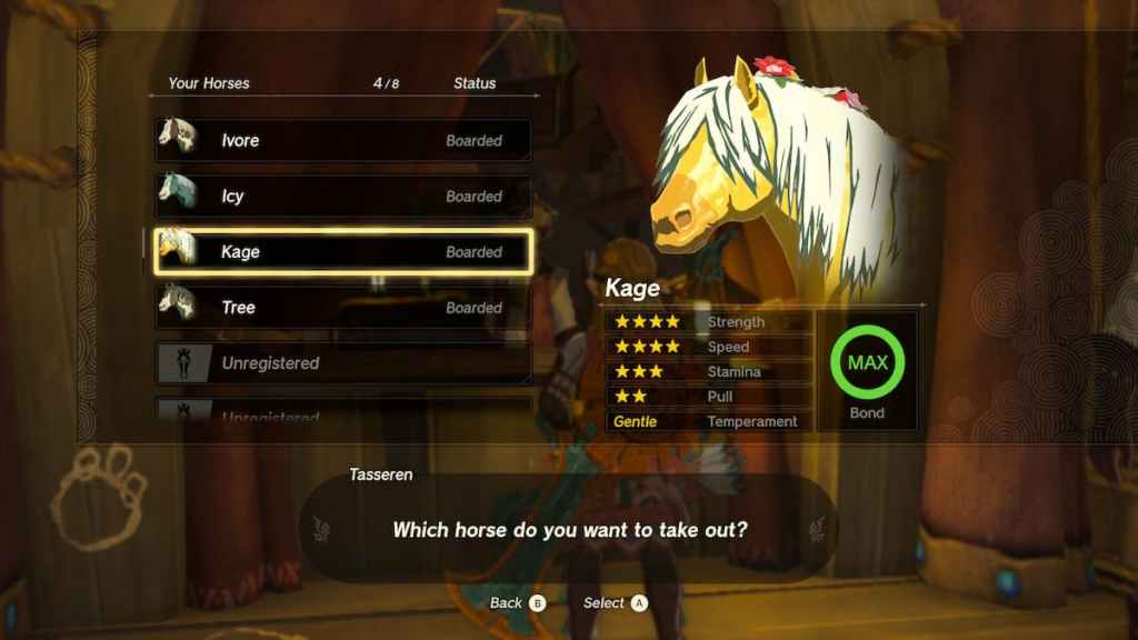 Zelda Tears of the Kingdom Golden Horse Stats – Vaut-il la peine d'être apprivoisé?  Statistiques