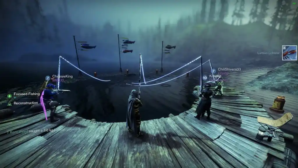 Comment attraper du poisson dans la périphérie de l'EDZ dans l'image vedette de Destiny 2