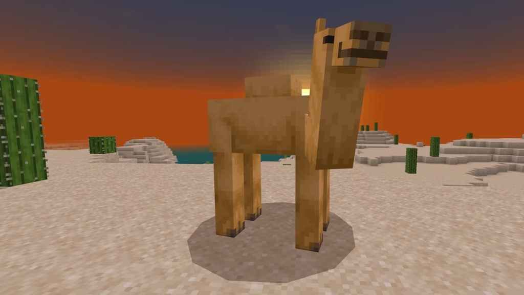 Que mangent les chameaux dans Minecraft ?  l'image sélectionnée