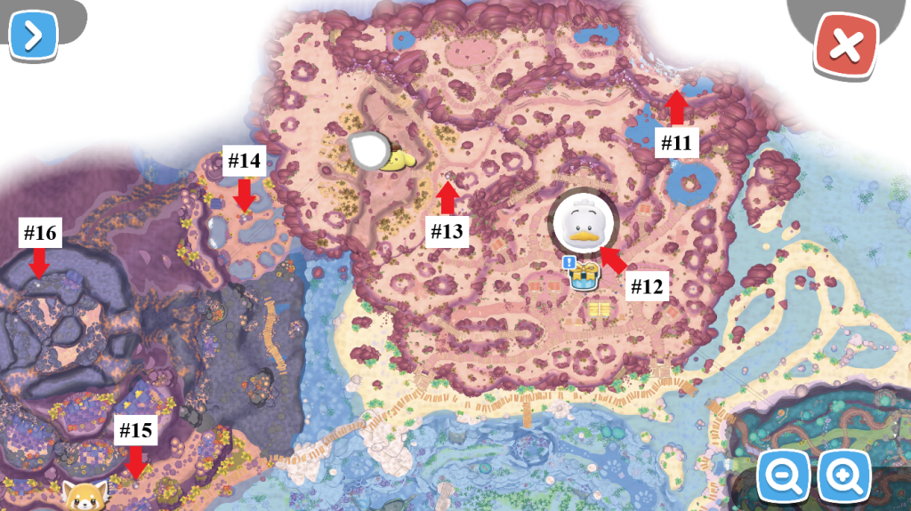Où trouver tous les emplacements des boîtes aux lettres dans Hello Kitty Island Adventure Map 2