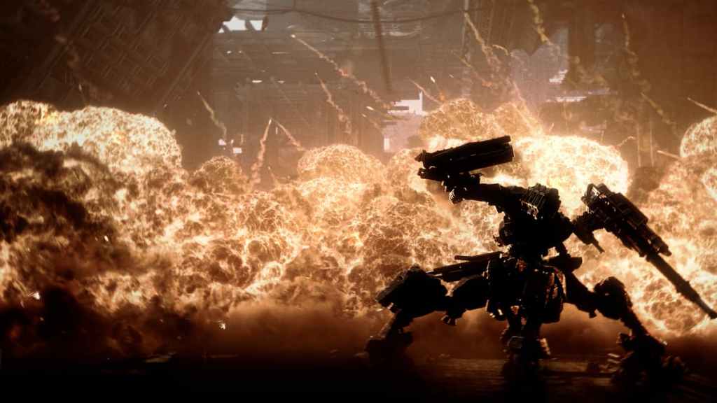 Feu dans Armored Core 6