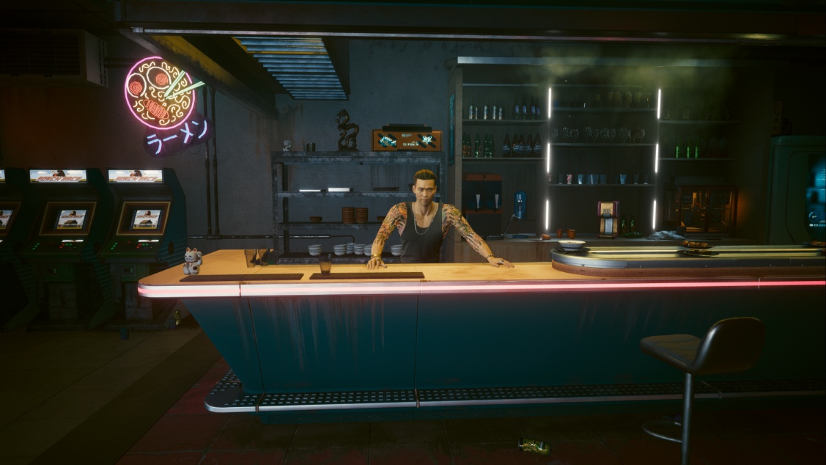 Boutique d'alimentation Cyberpunk 2077